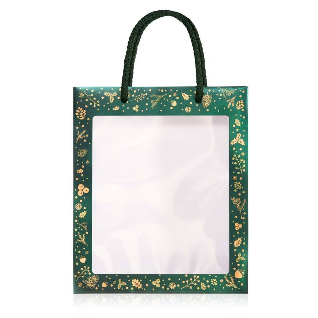 Sac cadeau vert