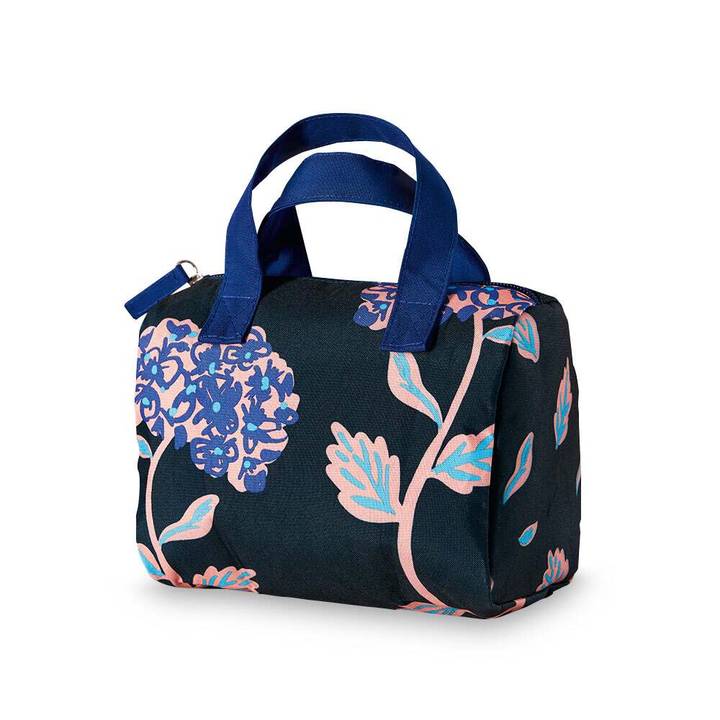 Vanity TROUSSE de toilette à suspendre Bleue Fleurie CATHERINE Vanity TROUSSE de toilette à suspendre Bleue Fleurie CATHERINE