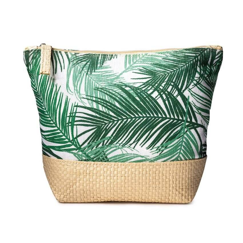 Zipped beauty case