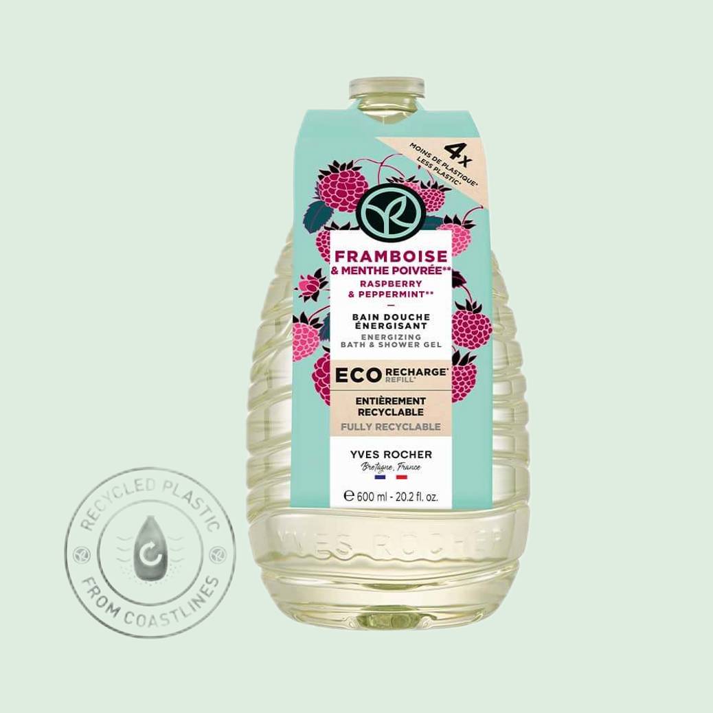 Eco-Refill Raspberry & Peppermint Bath & Shower Gel