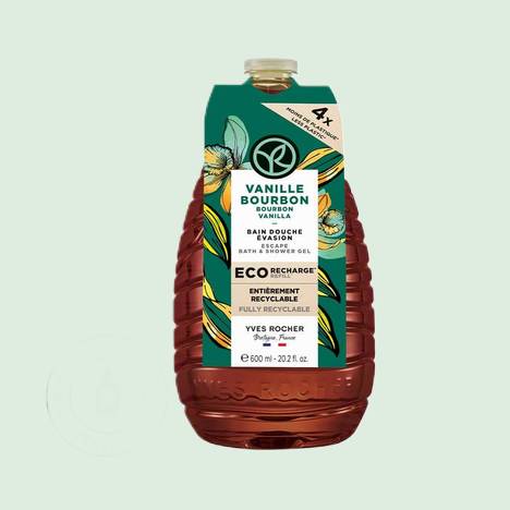 Eco-Refill Bourbon Vanilla Bath & Shower Gel