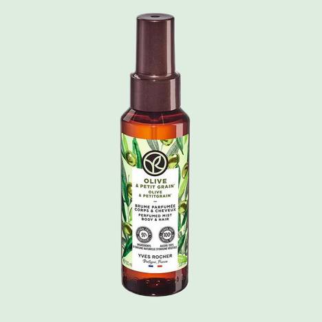 Brume parfumée corps & cheveux olive & petit grain