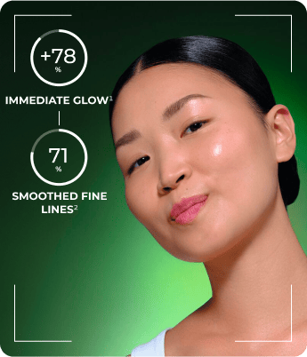 +78% GLOW(1), 71% skin is smoothed