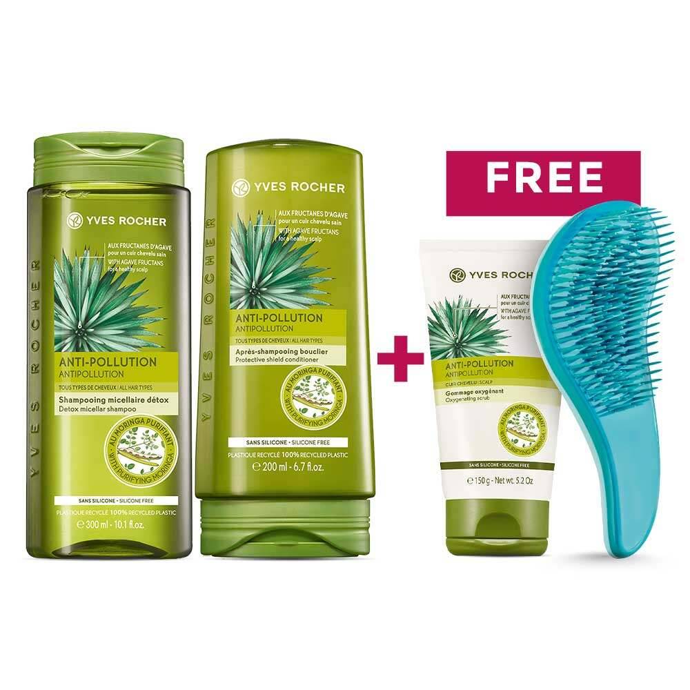 Scrub Anti pollution trio - Hair care routine