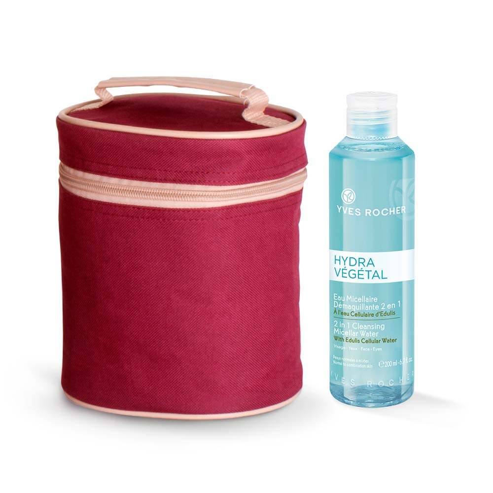 Your beauty case + 2 in 1 hydrating micellar water
