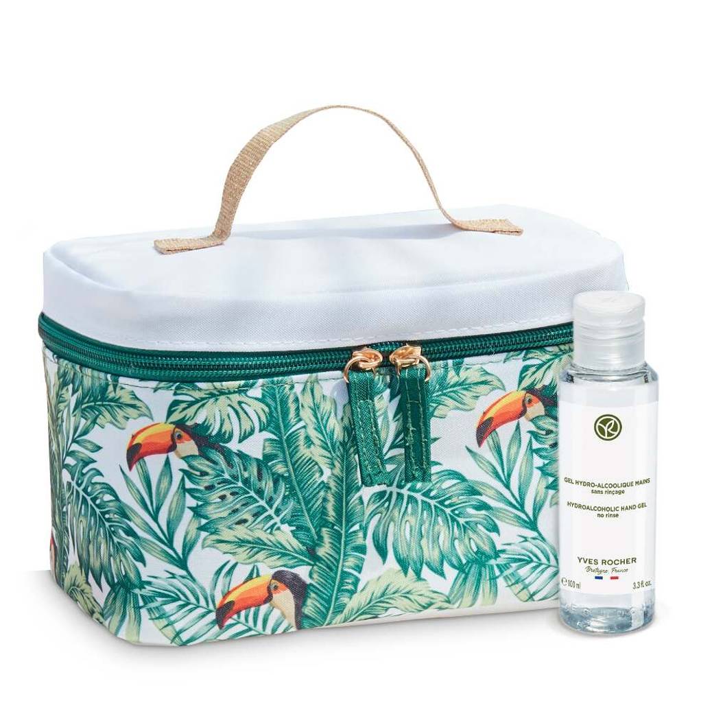 Votre trousse beauté + gel désinfectant