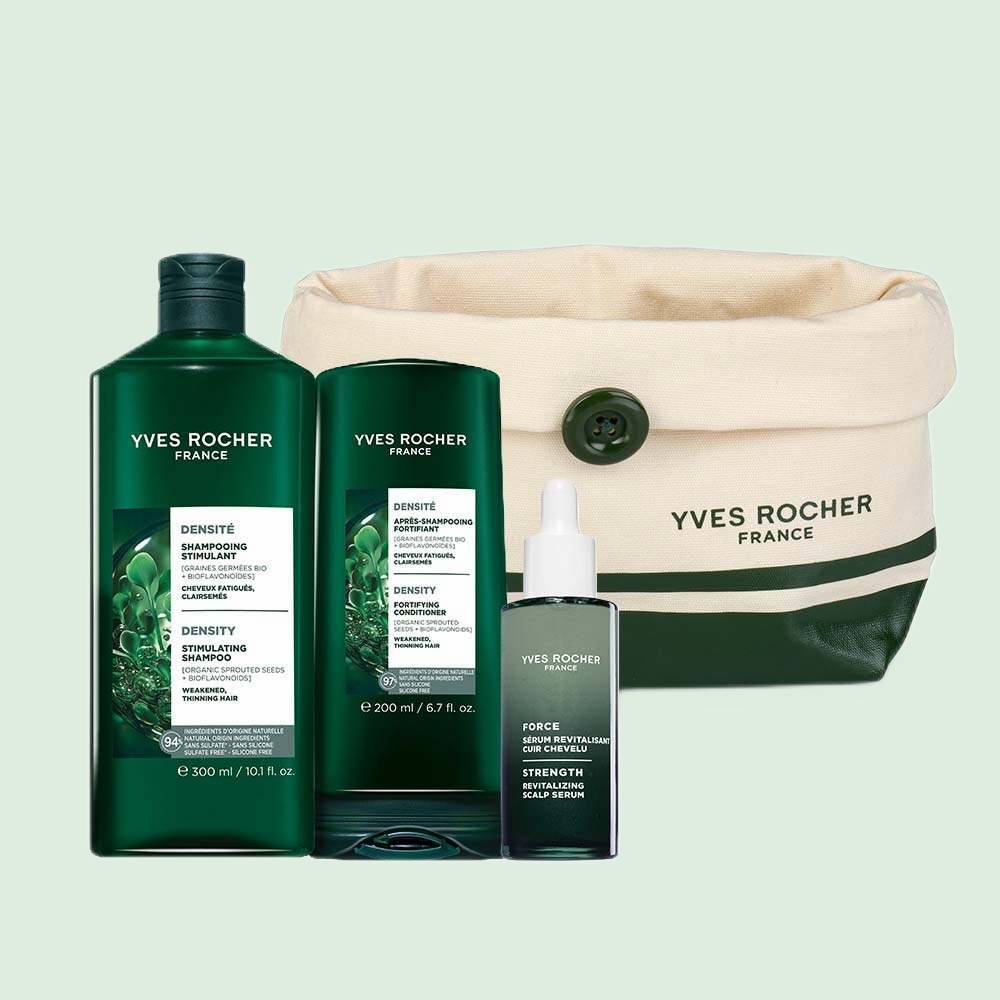 Kit - Shampooing, Après-Shampooing et Traitement Fortifiant Cuir Chevelu