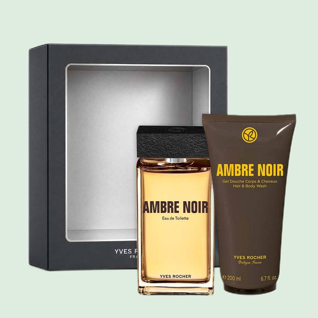 Men's Eau de Toilette and Hair & Body Wash Set - Ambre Noir