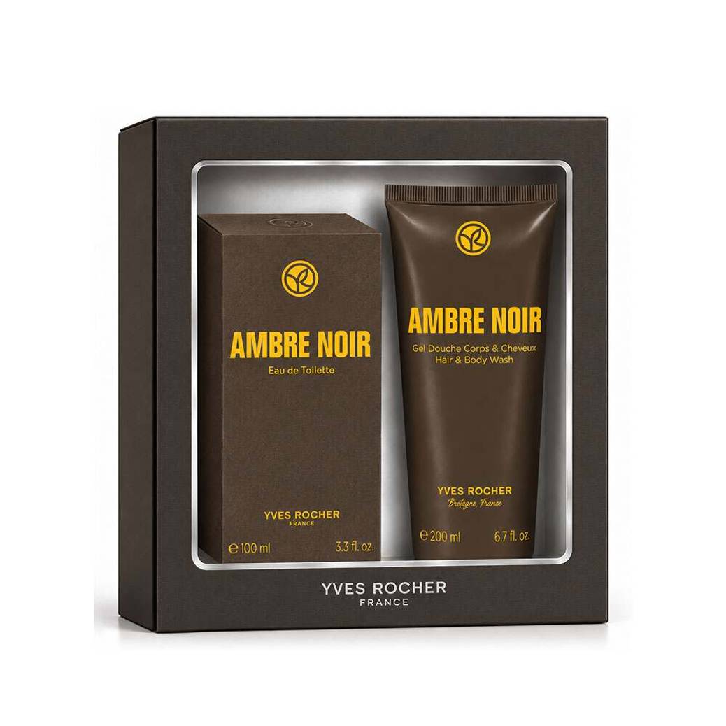 Men's Eau de Toilette and Hair & Body Wash Set - Ambre Noir