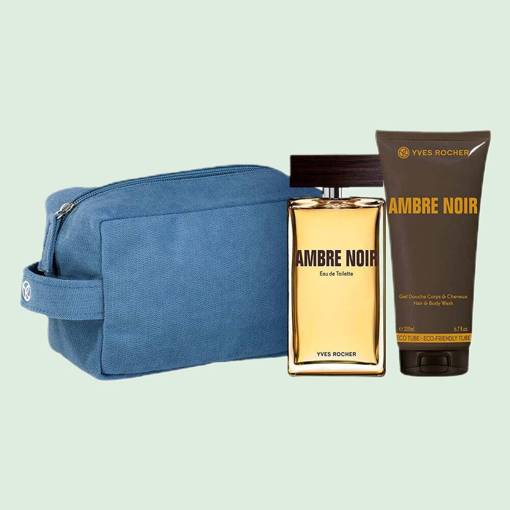 Men's Eau de Toilette and Hair & Body Wash Set - Ambre Noir