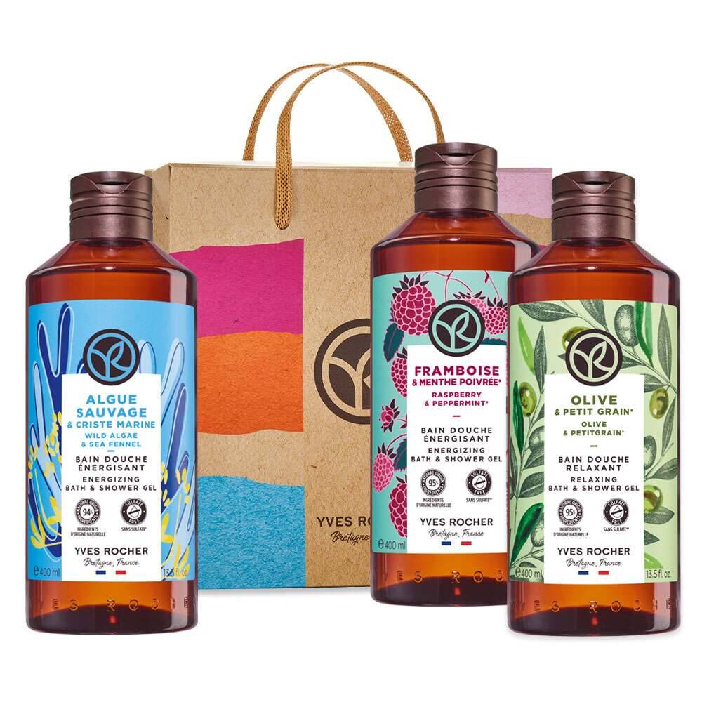 3 Bath And Shower Gel Set 400ml