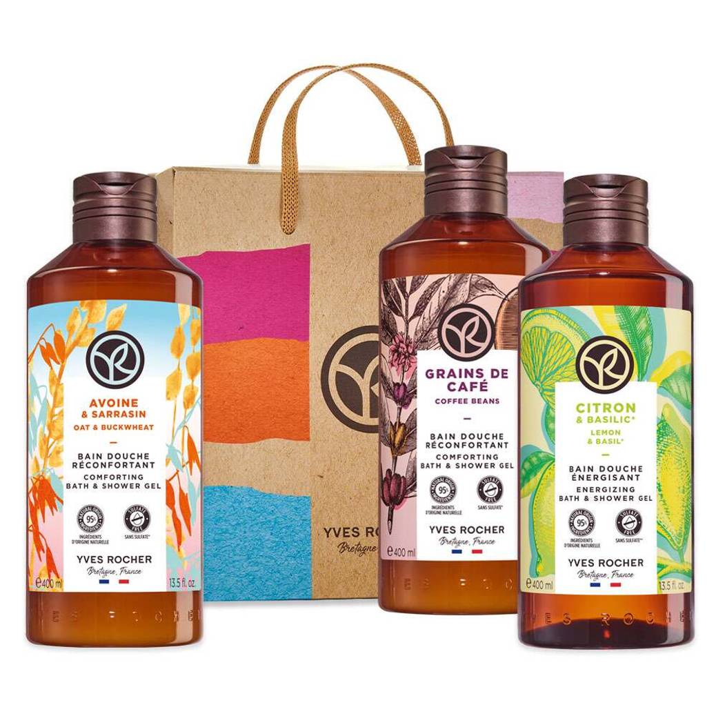 3 Bath And Shower Gel Set 400ml