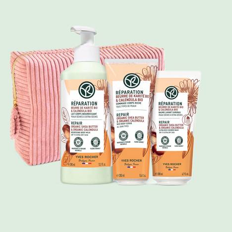 Ensemble Réparation Karité Bio - Routine Bain & Douche - Lait Corps