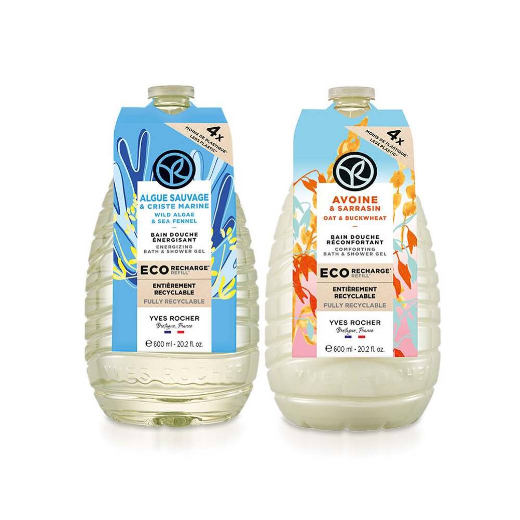 Duo Eco-Recharge Bain Douche - Algue et Avoine