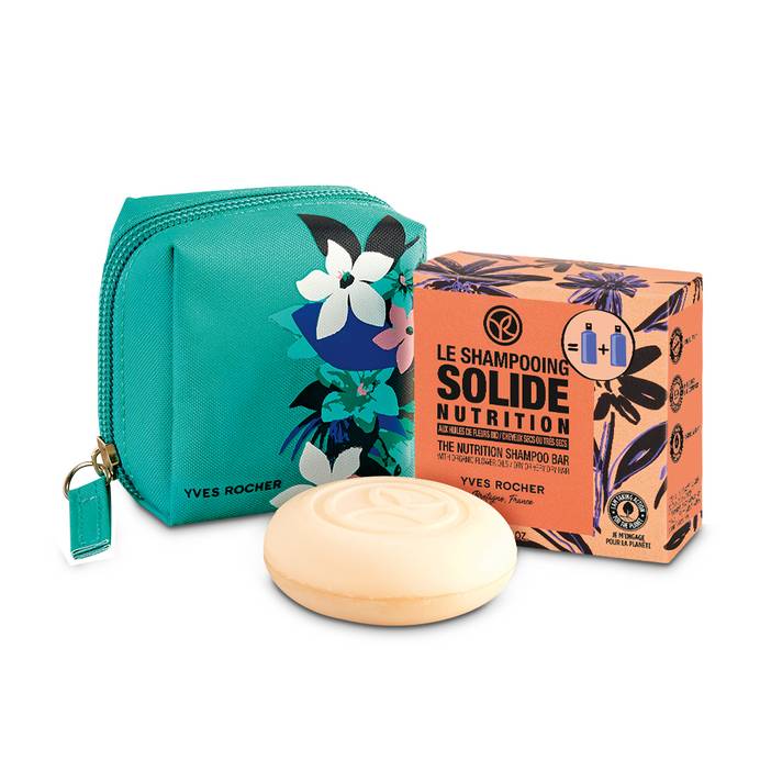 Votre Shampooing Solide Nutrition + Pochette