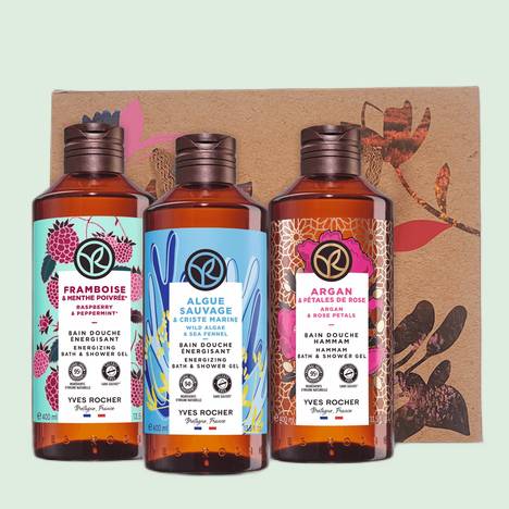 3 Bath And Shower Gel Set 400ml - Refreshing Scents