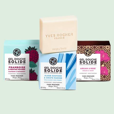 Moisturizing Solid Shower Gels Trio - Refreshing Scents