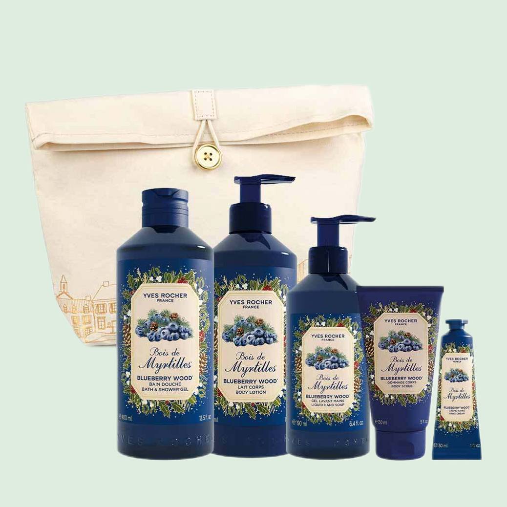Shower, Body & Hand Care Ritual Set - Blueberry Wood