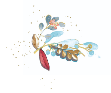 feuilles collection de noel gauche