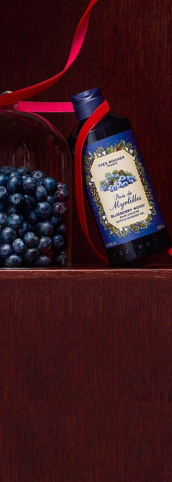 A fruity and tangy accord blending blueberry with woody notes