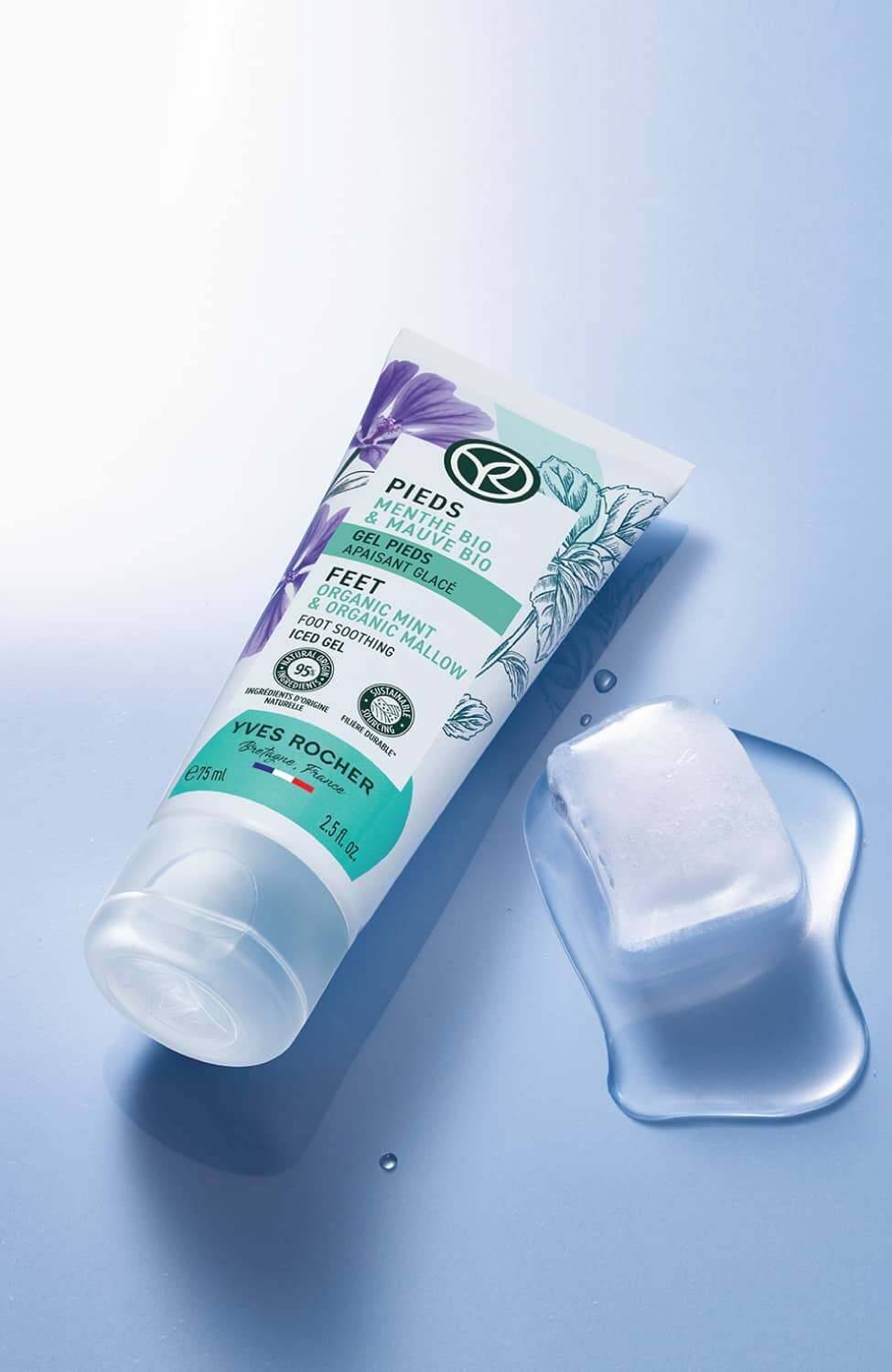 SOIN DES PIEDS Au menthe et mauve