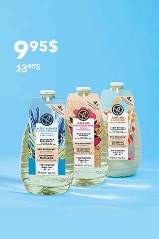 OFFRE FLASH GELS DOUCHE 600ML À 9,95$