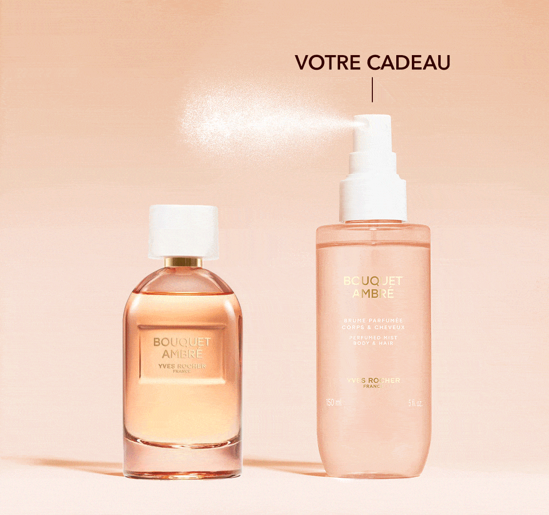 Free perfumed body spray