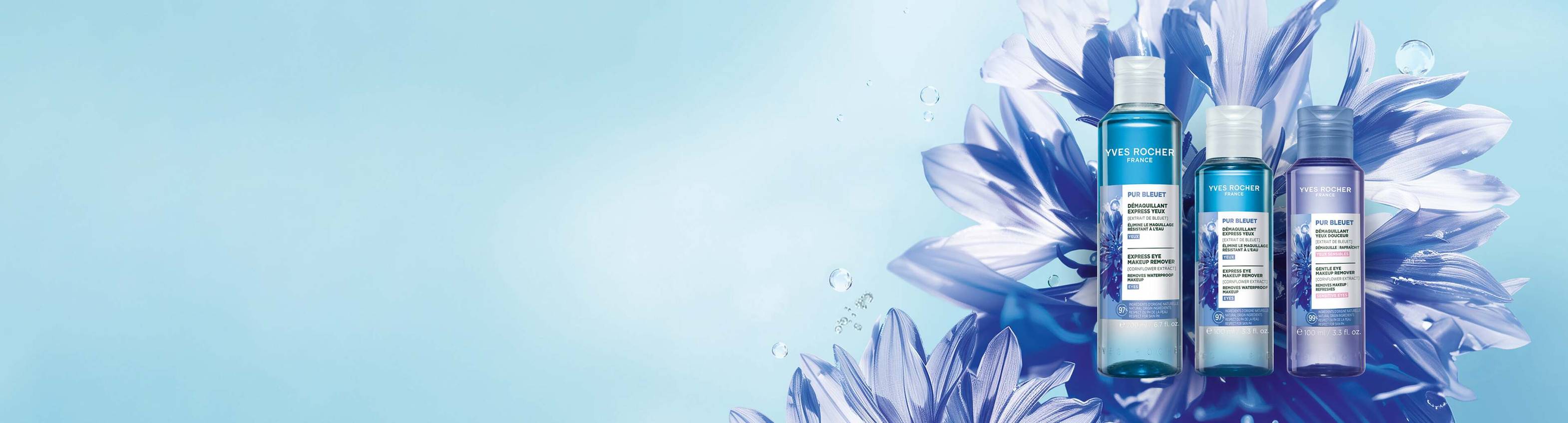 #1 BESTSELLER : PUR BLEUET1 makeup remover sold every 3 minutes*Buy 1, get 1 at 50% off on all face care products*